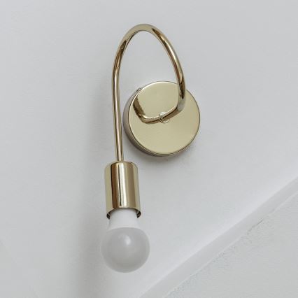 Nástěnná lampička OXFORD 1xE27/15W/230V zlatá