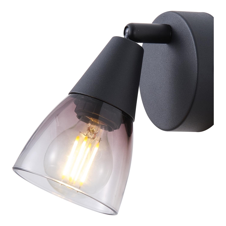 Nástěnné bodové svítidlo 1xE14/7W/230V kouřová