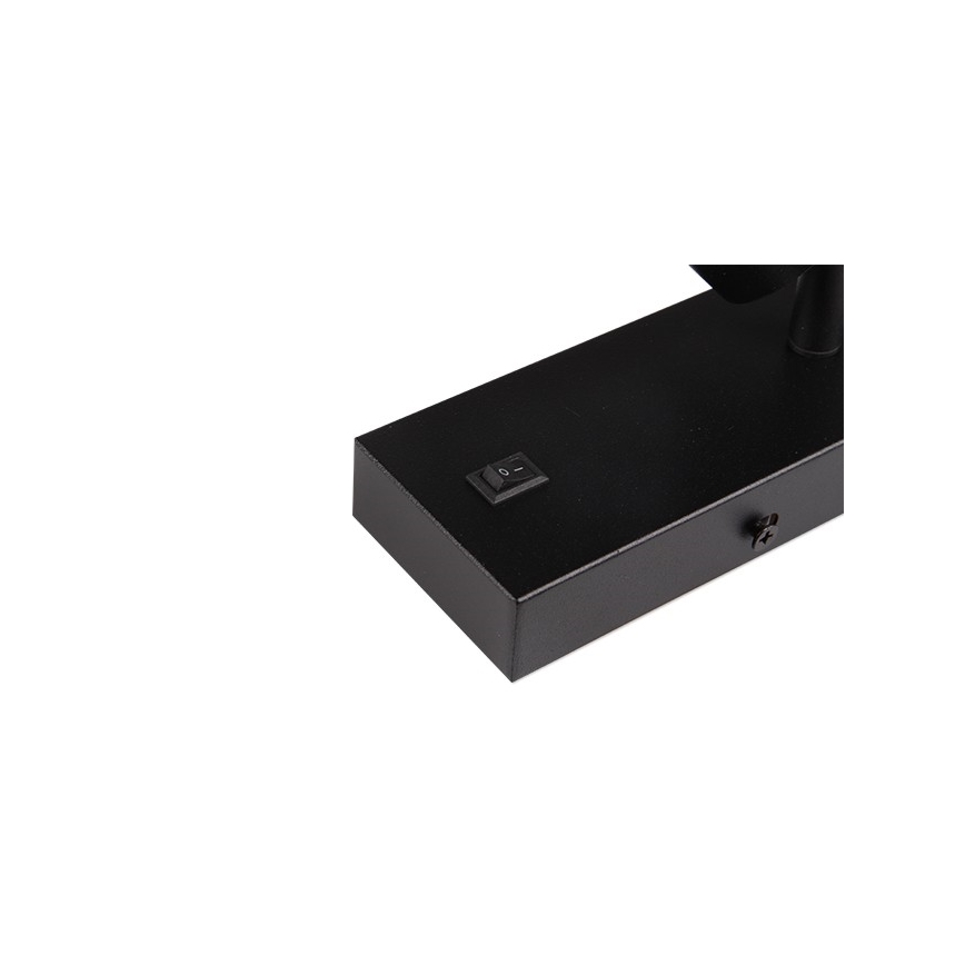 Nástěnné bodové svítidlo 1xGU10/35W/230V černá
