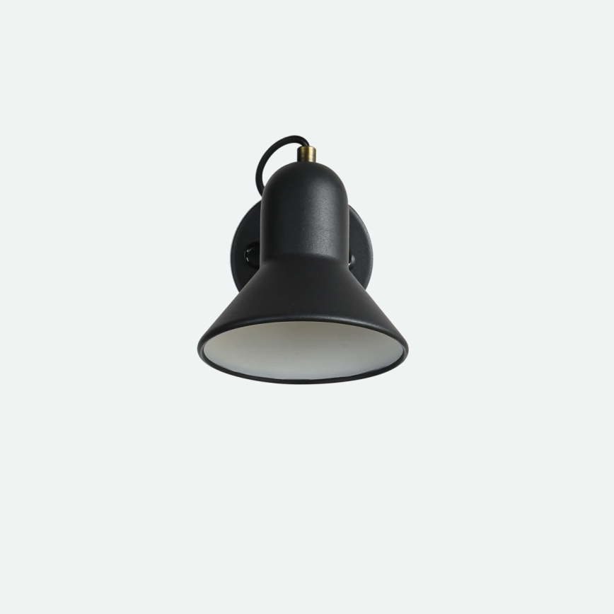 Nástěnné bodové svítidlo ASTAMA 1xE27/40W/230V černá/mosaz