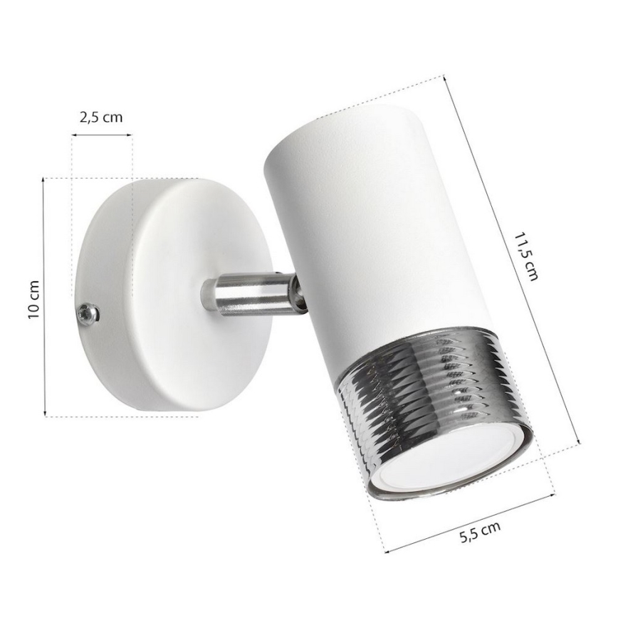 Nástěnné bodové svítidlo DANI 1xGU10/8W/230V