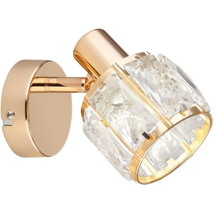 Nástěnné bodové svítidlo DUBAI 1xE14/40W/230V rose gold