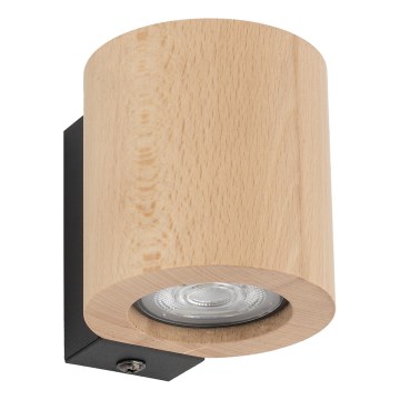 Nástěnné bodové svítidlo EVE 1xGU10/10W/230V buk