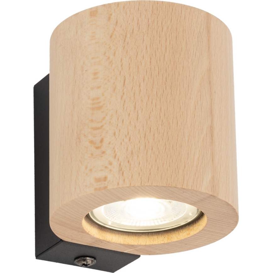 Nástěnné bodové svítidlo EVE 1xGU10/10W/230V buk