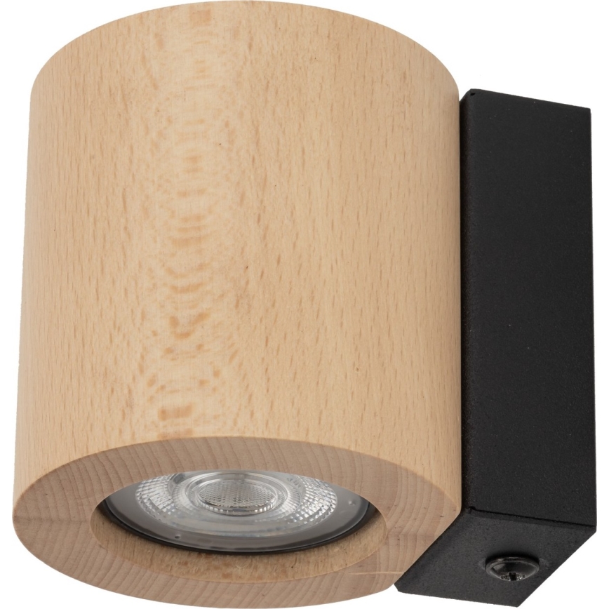 Nástěnné bodové svítidlo EVE 1xGU10/10W/230V buk