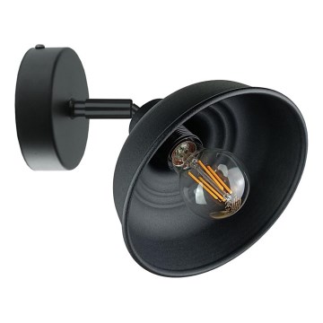 Nástěnné bodové svítidlo FAUN 1xE27/60W/230V černá