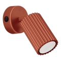 Nástěnné bodové svítidlo KARBON 1xGU10/10W/230V červená