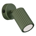 Nástěnné bodové svítidlo KARBON 1xGU10/10W/230V zelená