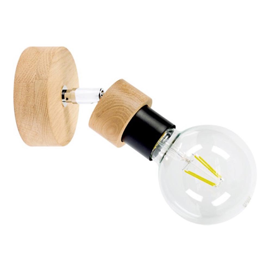 Nástěnné bodové svítidlo MARJOLAINE 1xE27/25W/230V dub