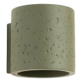 Nástěnné bodové svítidlo ORBIS 1xG9/8W/230V beton/zelená