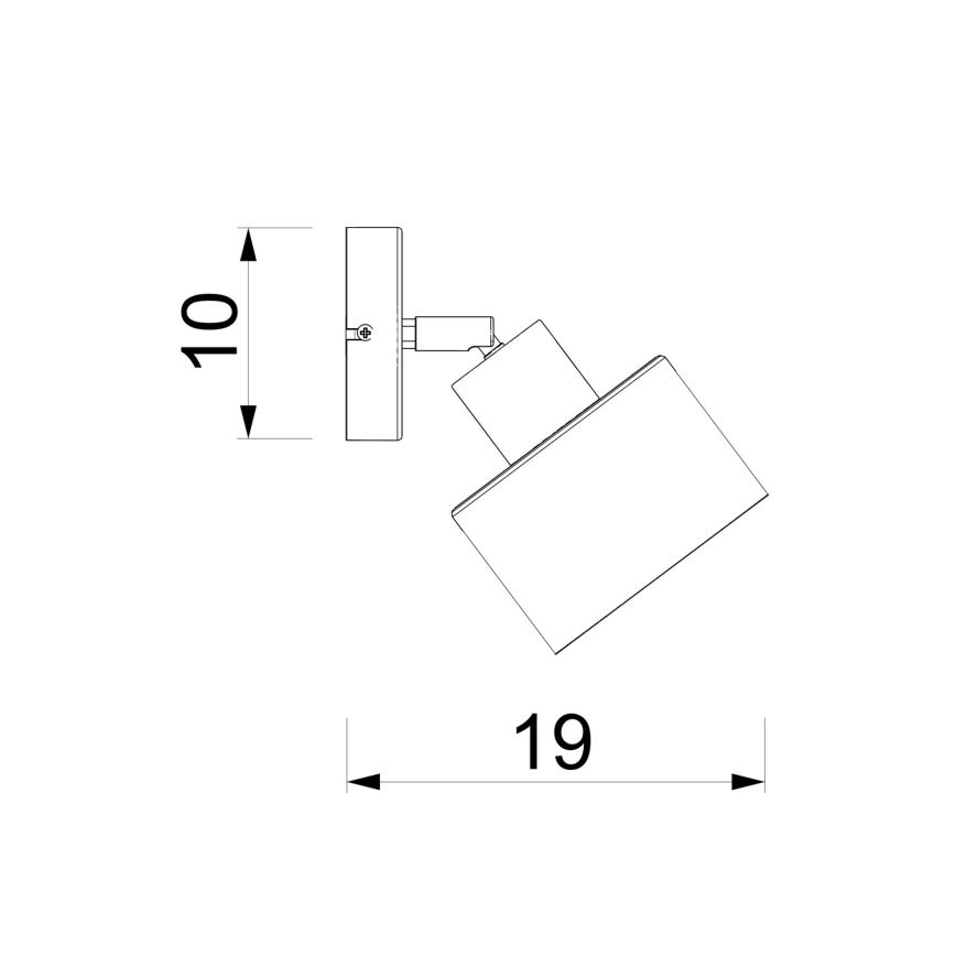 Nástěnné bodové svítidlo PARKLA 1xE27/15W/230V béžová/zlatá