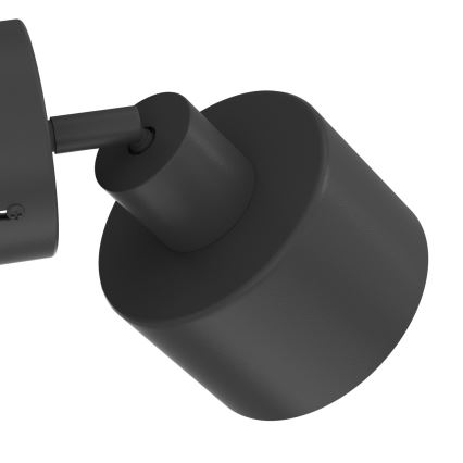 Nástěnné bodové svítidlo PARKLA 1xE27/15W/230V černá