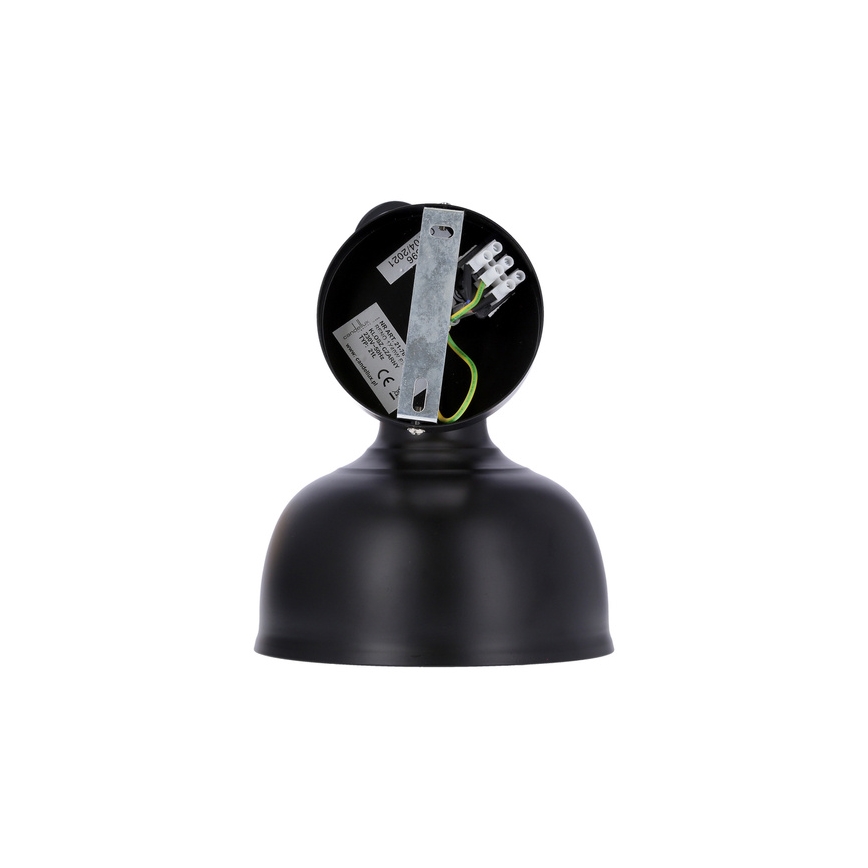 Nástěnné bodové svítidlo RENO 1xE27/40W/230V černá