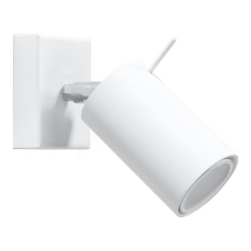 Nástěnné bodové svítidlo RING 1xGU10/10W/230V bílá