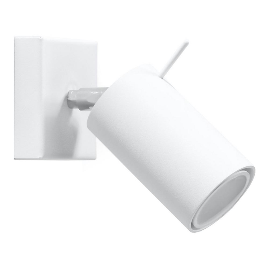 Nástěnné bodové svítidlo RING 1xGU10/10W/230V bílá