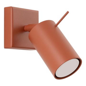 Nástěnné bodové svítidlo RING 1xGU10/10W/230V červená