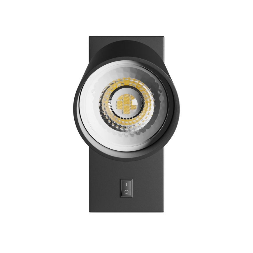 Nástěnné bodové svítidlo SQUALLA VARIOSA 1xGU10/10W/230V černá