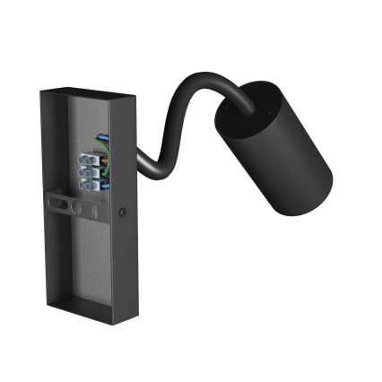 Nástěnné bodové svítidlo SQUALLA VARIOSA 1xGU10/10W/230V černá