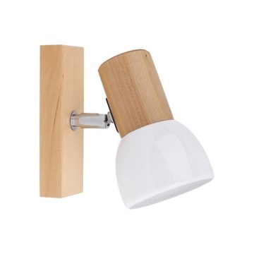Nástěnné bodové svítidlo SVENDA 1xE27/60W/230V bříza
