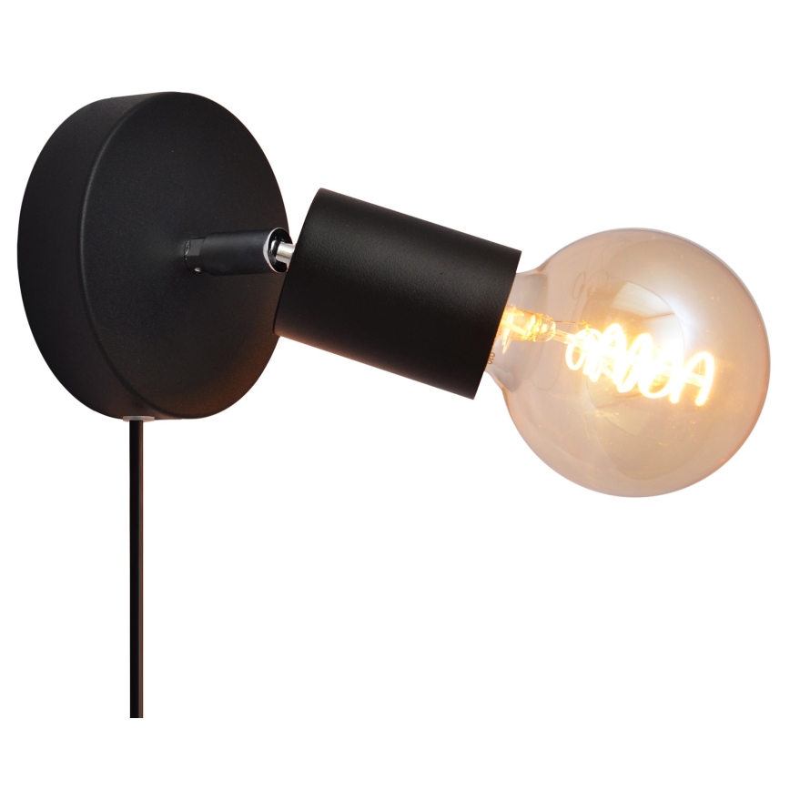 Nástěnné bodové svítidlo TUNE 1xE27/20W/230V černá