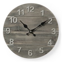 Nástěnné hodiny 1xAA/1,5V dřevo 30 cm
