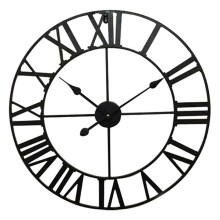 Nástěnné hodiny 1xAA pr. 60 cm černá