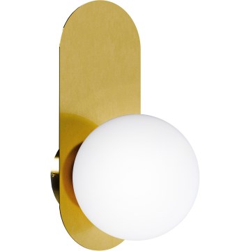 Nástěnné svítidlo 1xE27/40W/230V zlatá/bílá