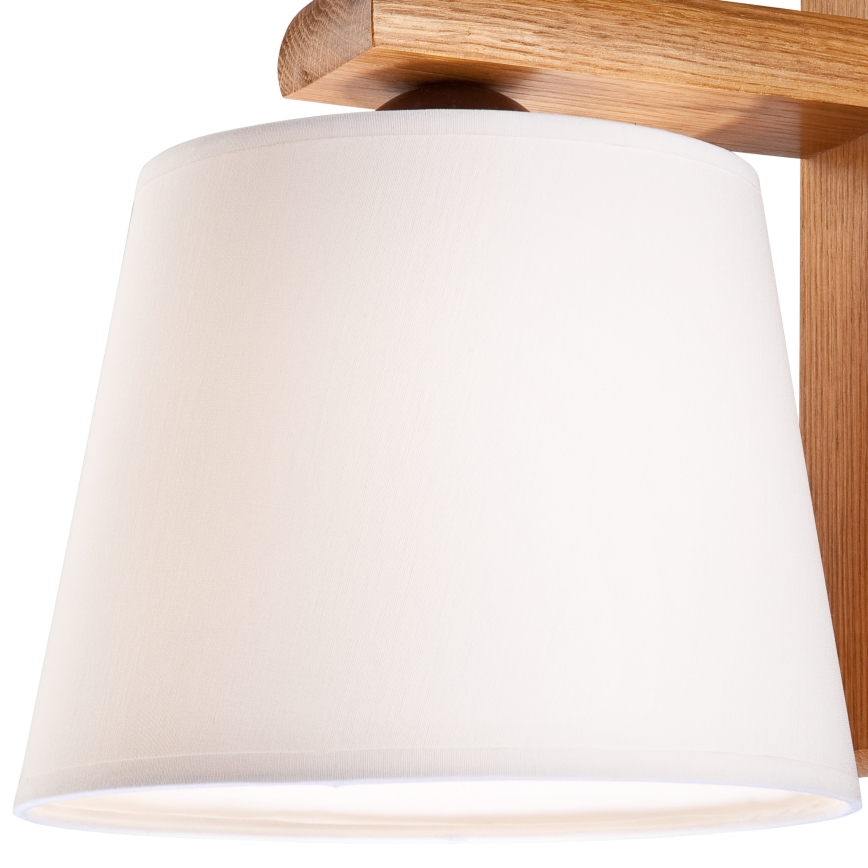 Nástěnné svítidlo 1xE27/60W/230V dub - FSC certifikováno