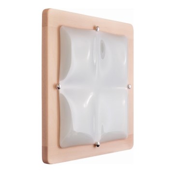 Nástěnné svítidlo 4xE27/20W/230V buk
