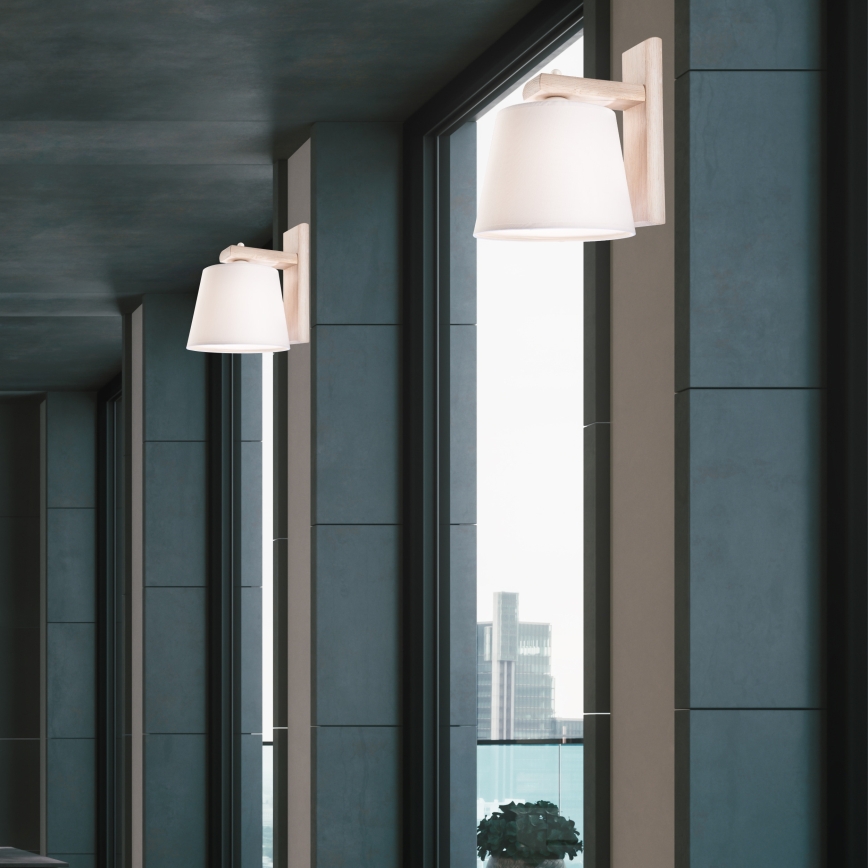 Nástěnné svítidlo AIDA 1xE27/60W/230V dub