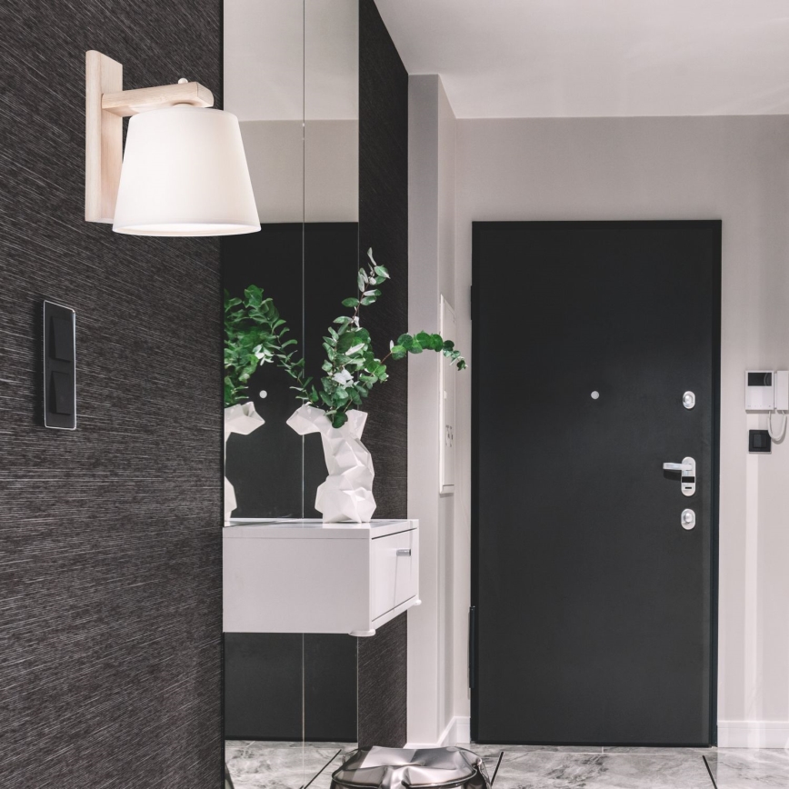 Nástěnné svítidlo AIDA 1xE27/60W/230V dub