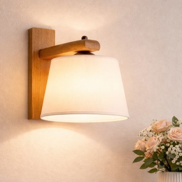 Nástěnné svítidlo AIDA 1xE27/60W/230V dub