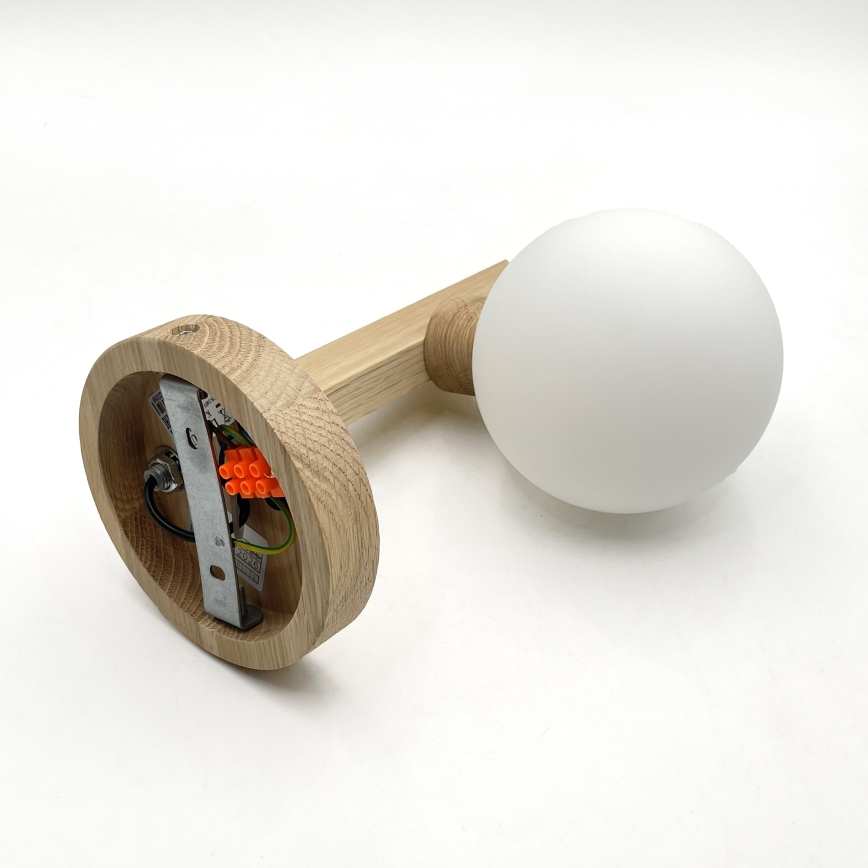 Nástěnné svítidlo ANTONIO 1xG9/5W/230V dub/bílá