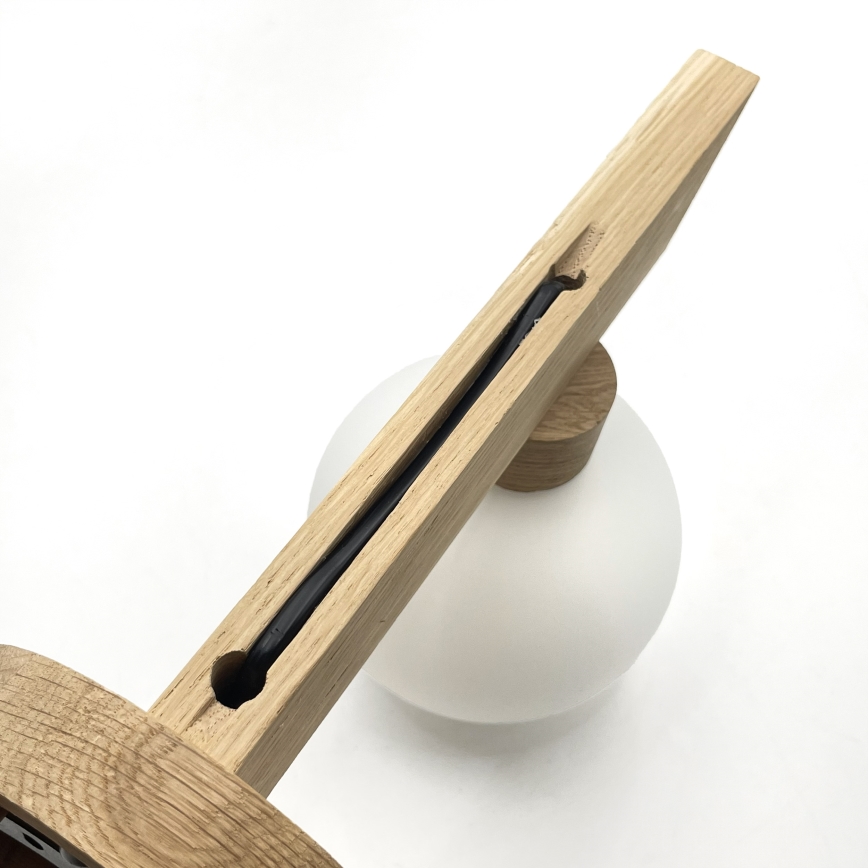 Nástěnné svítidlo ANTONIO 1xG9/5W/230V dub/bílá