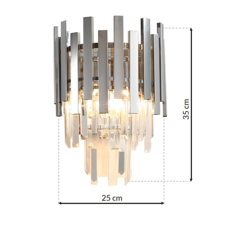 Nástěnné svítidlo ASPEN 2xE14/40W/230V
