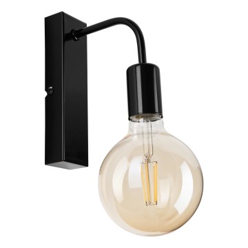 Nástěnné svítidlo ASTRID 1xE27/60W/230V lesklá černá