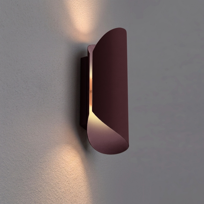 Nástěnné svítidlo BARBOS 2xG9/8W/230V burgundy
