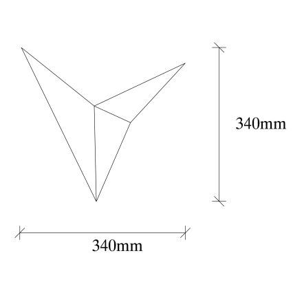 Nástěnné svítidlo BIRD 1xG9/5W/230V černá