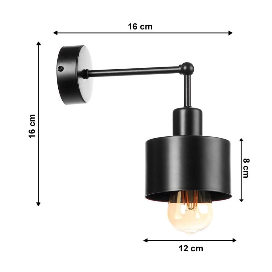 Nástěnné svítidlo BODO 1xE27/60W/230V