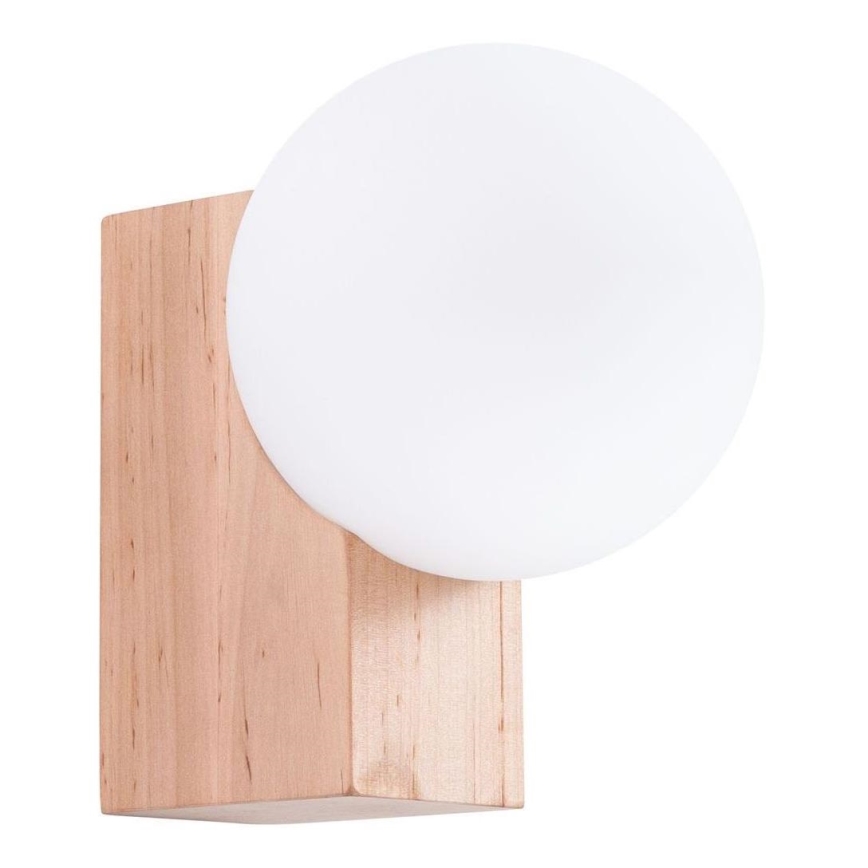 Nástěnné svítidlo BULBO 1xG9/8W/230V buk/bílá