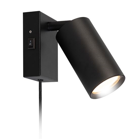 Nástěnné svítidlo CELE 1xGU10/30W/230V černá