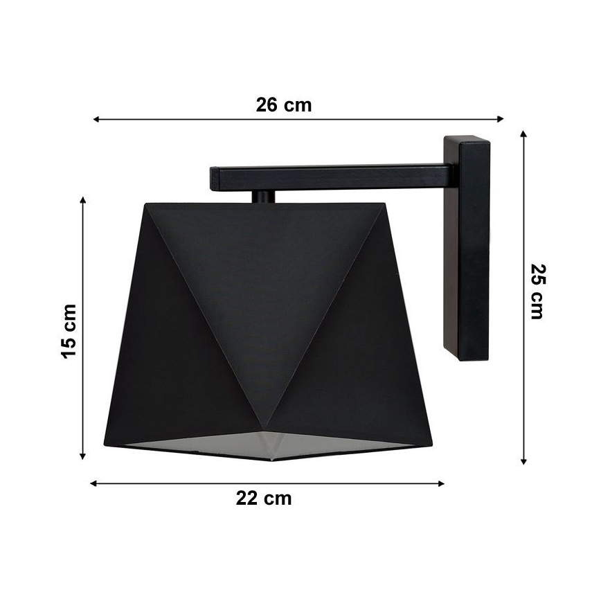 Nástěnné svítidlo DIAMENT 1xE27/60W/230V