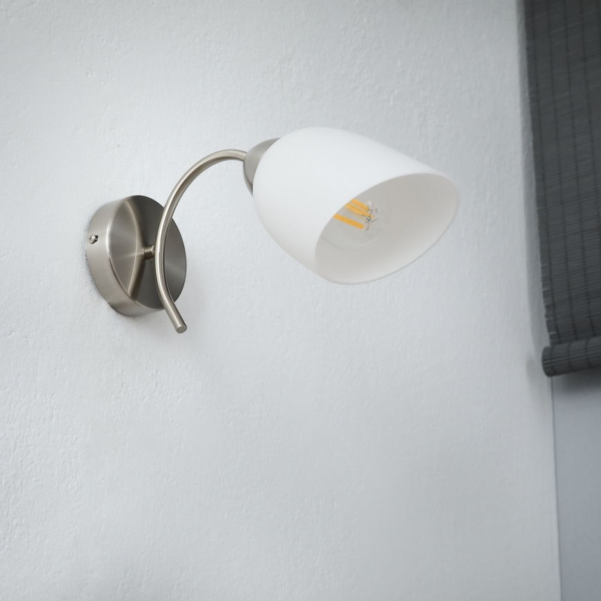 Nástěnné svítidlo DONNA 1xE27/60W/230V nikl