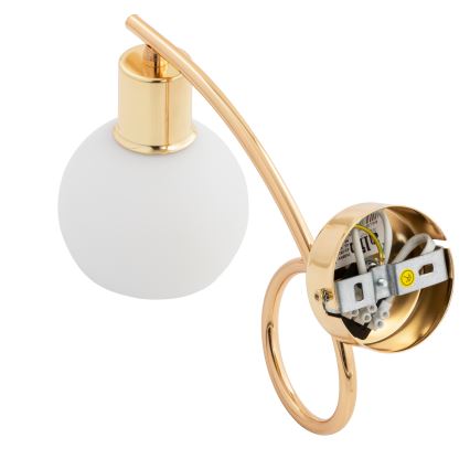 Nástěnné svítidlo ERYKA 1xE14/10W/230V zlatá