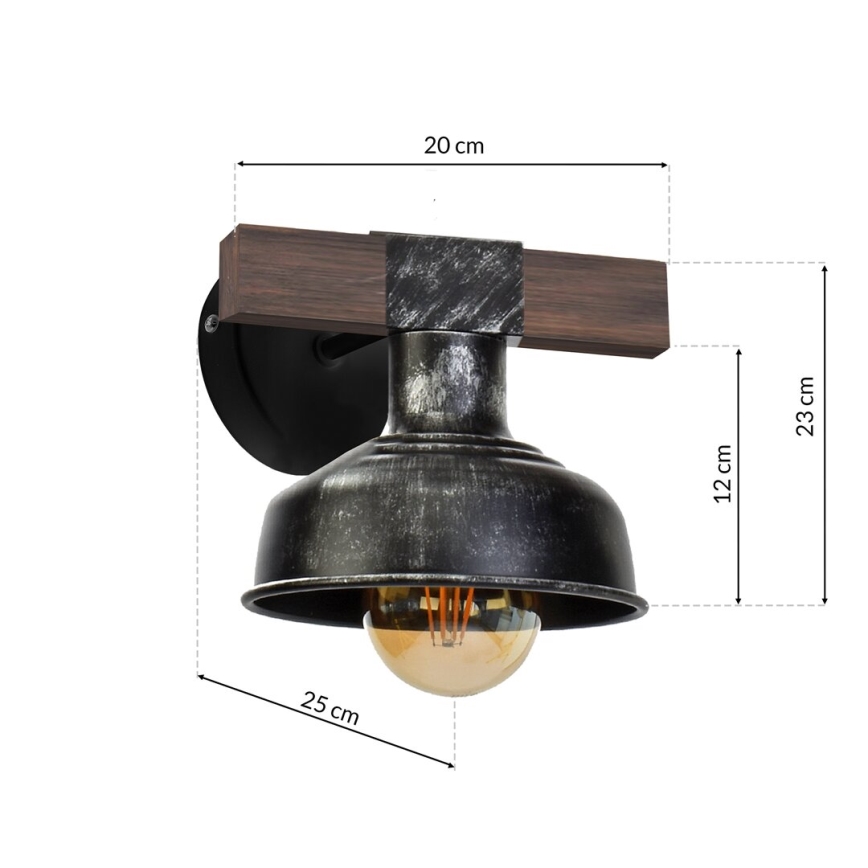 Nástěnné svítidlo FARO 1xE27/60W/230V