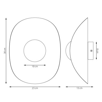 Nástěnné svítidlo FIERO 1xG9/8W/230V bílá