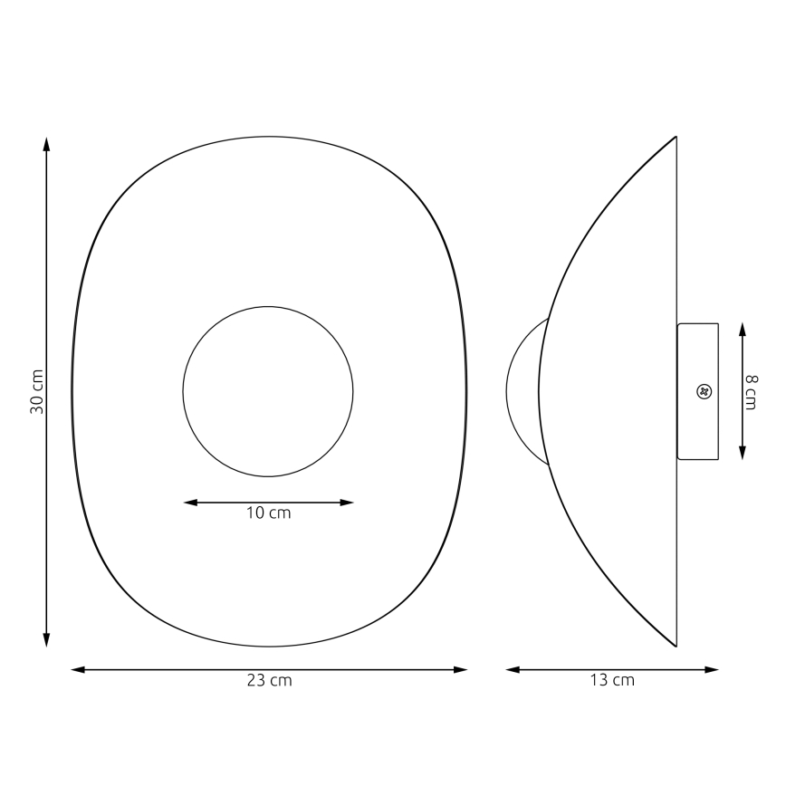 Nástěnné svítidlo FIERO 1xG9/8W/230V bílá