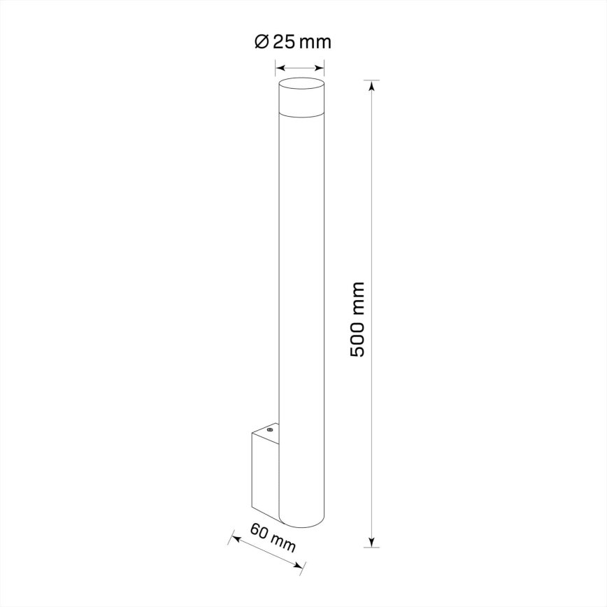 Nástěnné svítidlo GLAM 1xG9/8W/230V černá