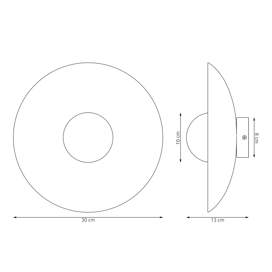 Nástěnné svítidlo INSPO 1xG9/8W/230V bílá