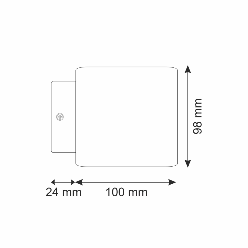 Nástěnné svítidlo IZAR 1xG9/10W/230V